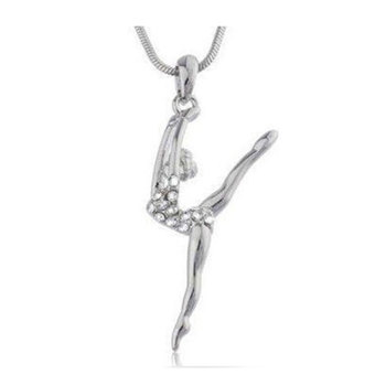 Pendant Gymnast with Strass 9025
