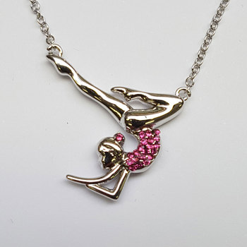 Pendant Gymnast with Strass 9042