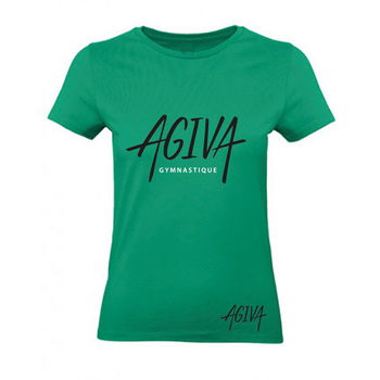 Women's fitted T-shirt, 100% cotton - 185 g/m2 9778 GREEN